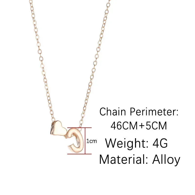 HeartLetter Necklace