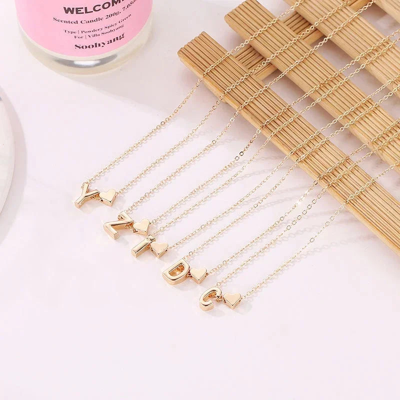 HeartLetter Necklace