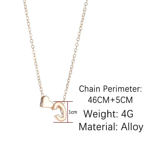 HeartLetter Necklace